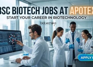  BSc Biotech Jobs at Apotex | Candidates Apply Now