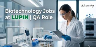 Biotechnology Jobs at Lupin | QA Role | Candidates Apply Now