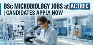 ACTREC Research Assistant Walk-In 2026 | B.Sc. Microbiology Jobs Opportunity BSc Microbiology Jobs at ACTREC | Candidates Apply Now
