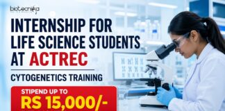 Internship for Life Science Students at ACTREC | Training | Apply