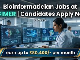 Bioinformatician Jobs at PGIMER | Candidates Apply Now