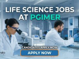 PGIMER Careers 2026: Project Technical Support Role in Life Science Jobs Life Science Jobs at PGIMER | Candidates Apply Now