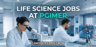 Life Science Jobs at PGIMER | Candidates Apply Now 