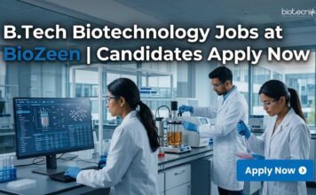 Kickstart Your Career in Bioprocess Engineering with Biozeen | B Tech Biotechnology Jobs B Tech Biotechnology Jobs at BioZeen | Candidates Apply Now