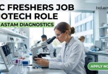 Kickstart Your Career: QA/QC Trainee Role for BSc Biotechnology Freshers QC Freshers Job at ASTAM DIAGNOSTICS | Biotech Role Apply