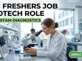 Kickstart Your Career: QA/QC Trainee Role for BSc Biotechnology Freshers QC Freshers Job at ASTAM DIAGNOSTICS | Biotech Role Apply