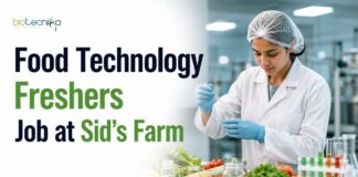 Food Technology Freshers Job at Sid’s Farm | Candidates Apply