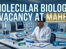 Molecular Biology Vacancy at MAHE | Candidates Apply Now