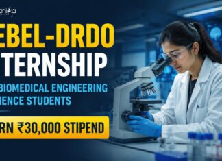 DRDO Internship for Biomedical Engineering & Science Students