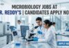 Microbiology Jobs at Dr. Reddy’s Careers | Quality Assurance Associate – Apply Now Microbiology Jobs at Dr. Reddy’s | Candidates Apply Now