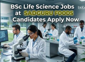 BSc Life Science Jobs at Sadguru Foods: Candidates Apply Now