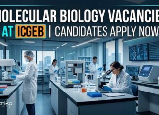 ICGEB Research Fellowship 2026 for Molecular Biology Roles | Earn up to Rs. 42,000/- PM Molecular Biology Vacancies at ICGEB | Candidates Apply Now