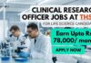 THSTI Clinical Research Officer Jobs 2026 | Life Science : Earn Upto Rs. 78,000/ month Clinical Research Officer Jobs at THSTI | Life Science role Apply
