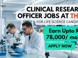 Clinical Research Officer Jobs at THSTI | Life Science role Apply