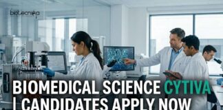Biomedical Science Jobs at Cytiva | Candidates Apply Now
