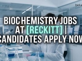 Reckitt R&D PDM Senior Associate Vacancy 2026 – Apply for Biochemistry Jobs Biochemistry Jobs at Reckitt | Candidates Apply Now