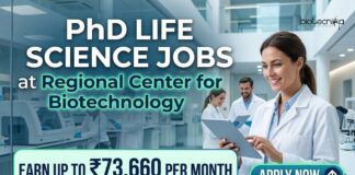 PhD Life Science Jobs at RCB | Candidates Apply Now