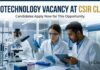 CSIR CLRI Careers 2026 | Project Associate Vacancies Biotechnology Vacancy at CSIR CLRI | Candidates Apply Now