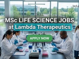 Lambda Careers 2026: MSc Life Science Jobs in CDM MSc Life Science Jobs at Lambda Therapeutics | Candidates Apply