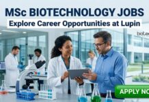 Lupin Careers 2026: Officer – GMP Compliance | MSc Biotechnology Jobs MSc Biotechnology Jobs at Lupin | Candidates Apply Now