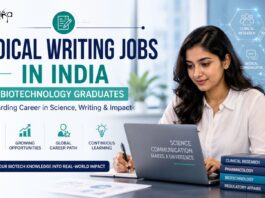 Medical Writing as a Career for Biotechnology Graduates in India