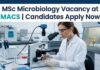 MACS Careers 2026: Project Associate Jobs for MSc Microbiology Graduates MSc Microbiology Vacancy at MACS | Candidates Apply Now