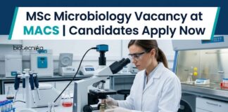 MACS Careers 2026: Project Associate Jobs for MSc Microbiology Graduates MSc Microbiology Vacancy at MACS | Candidates Apply Now