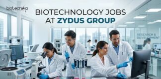 Biotechnology Jobs at Zydus Group | Candidates Apply Now
