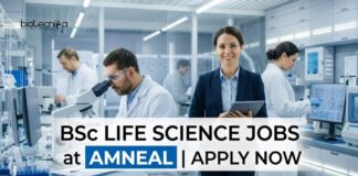 Amneal Careers 2026: Executive Packing | BSc Life Science Jobs BSc Life Science Jobs at Amneal | Candidates Apply Now