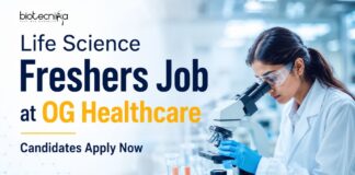 Launch Your Career with OG Healthcare: Life Science Freshers Role Life Science Freshers Job at OG Healthcare | Candidates Apply