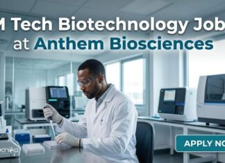 M Tech Biotechnology Jobs at Anthem Biosciences | Apply Now