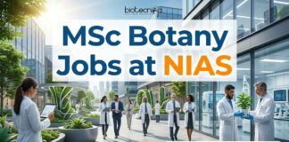 NIAS MSc Botany Jobs 2026 | Project Associate Openings MSc Botany Jobs at NIAS | Candidates Apply Now