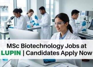 Lupin Officer Jobs 2026 for MSc Biotechnology Candidates | GMP Compliance Role MSc Biotechnology Jobs at Lupin | Candidates Apply Now