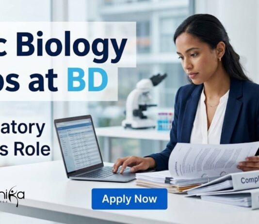 BD Regulatory Affairs Operations Analyst Jobs for BSc Biology Candidates BSc Biology Jobs at BD | Regulatory Affairs Role | Apply Now