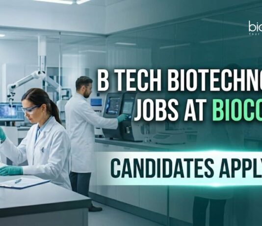 B Tech Biotechnology Jobs at Biocon | Candidates Apply Now