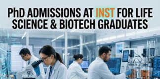 INST Mohali PhD Admissions 2026 Open for Life Science & Biotechnology Candidates PhD Admissions at INST for Life Science & Biotech Graduates