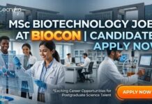 Biocon Hiring Regulatory Affairs | MSc Biotechnology Jobs MSc Biotechnology Jobs at Biocon | Candidates Apply Now