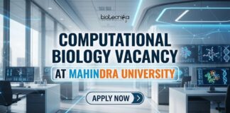 Mahindra University JRF Recruitment 2026 | Computational Biology Vacancy Computational Biology Vacancy at Mahindra University | Apply Now