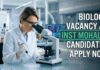 INST Careers 2026: Biology Vacancy & Walk-in Interview for ICMR Project Posts Biology Vacancy at INST Mohali | Candidates Apply Now