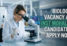 INST Careers 2026: Biology Vacancy & Walk-in Interview for ICMR Project Posts Biology Vacancy at INST Mohali | Candidates Apply Now