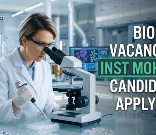 Biology Vacancy at INST Mohali | Candidates Apply Now