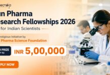 Sun Pharma Research Fellowships 2026 for Indian Scientists – ₹5 Lakh Award Opportunity Research Fellowships at Sun Pharma Science Foundation | Apply