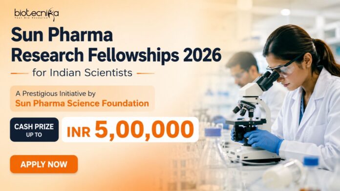 Research Fellowships at Sun Pharma Science Foundation | Apply Research Fellowships at Sun Pharma Science Foundation | Apply