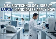 Lupin QA Executive Jobs 2026 for MSc Biotechnology Candidates | Apply Now MSc Biotechnology Jobs at Lupin | Candidates Apply Now