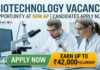 SRM Careers JRF Opportunity 2026 – Biotechnology Vacancy with ₹42,000 Fellowship Biotechnology Vacancy at SRM AP | Candidates Apply Now