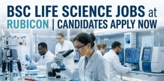 Rubicon Quality Control Jobs 2026 for BSc Life Science Candidates | Apply Now BSc Life Science Jobs at Rubicon | Candidates Apply Now