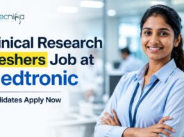 Clinical Research Freshers Job at Medtronic | Candidates Apply