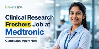 Medtronic Clinical Research Freshers Job 2026 – Apply for The Role Clinical Research Freshers Job at Medtronic | Candidates Apply