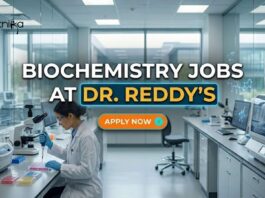 Biochemistry Jobs at Dr. Reddy’s | Candidates Apply Now