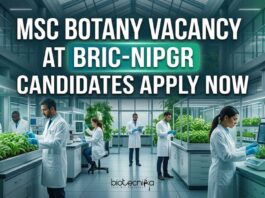 BRIC-NIPGR JRF & Project Associate Jobs 2026 | MSc Botany Vacancy MSc Botany Vacancy at BRIC-NIPGR | Candidates Apply Now